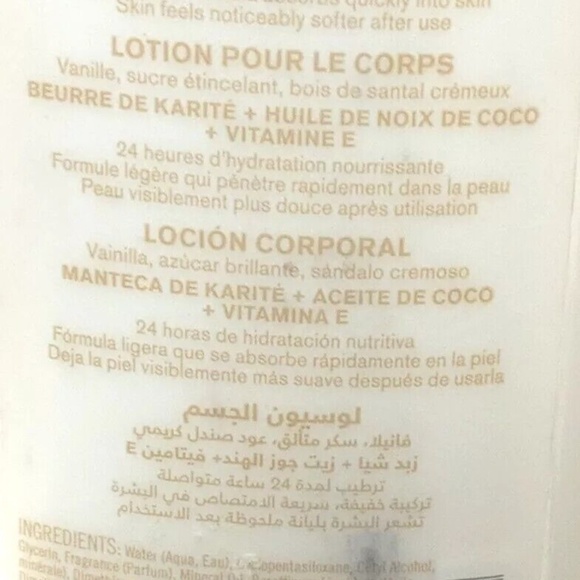 Warm Vanilla Sugar Body Lotion (Super Smooth) - Picture 4 of 4